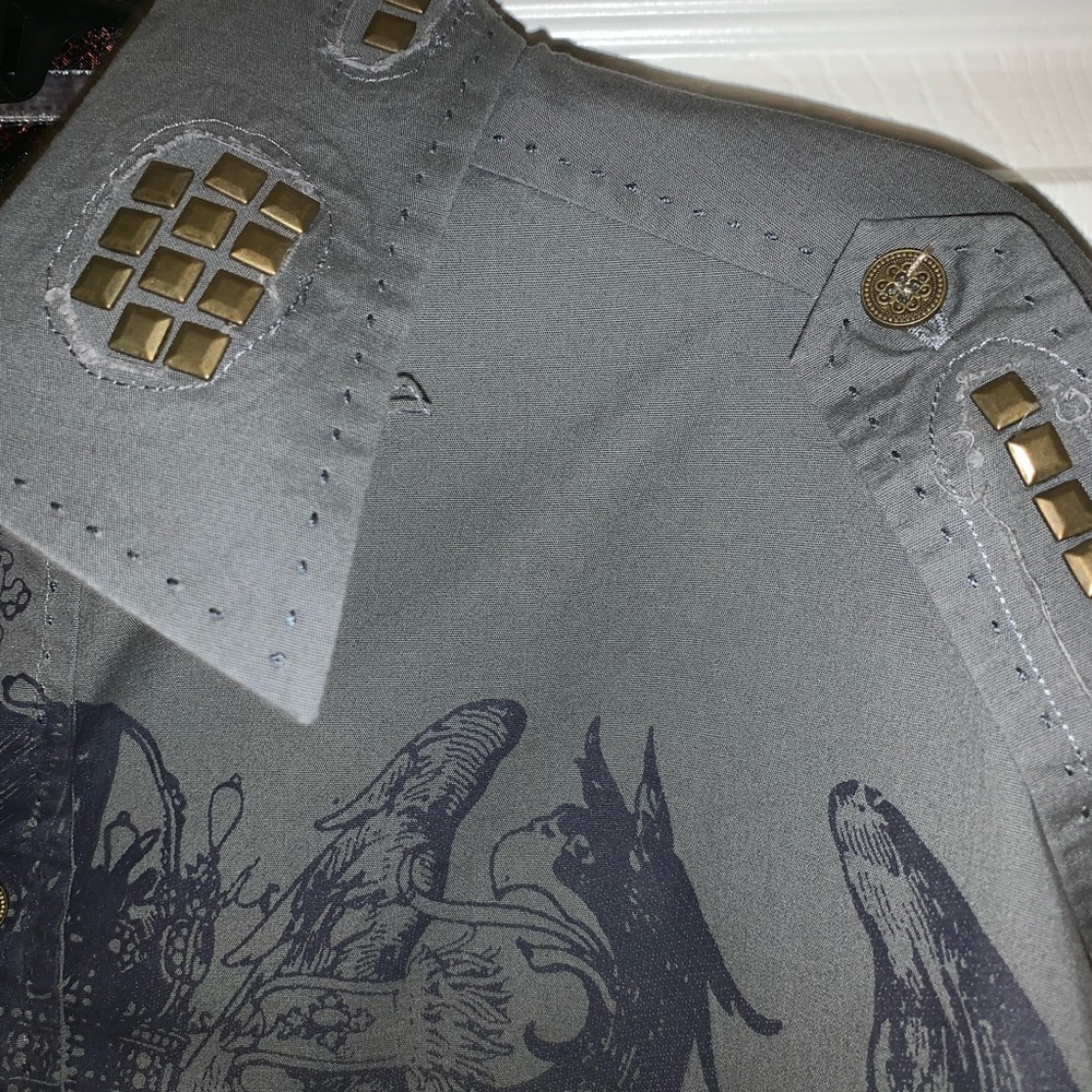 Men’s Born Sinners button down shirt